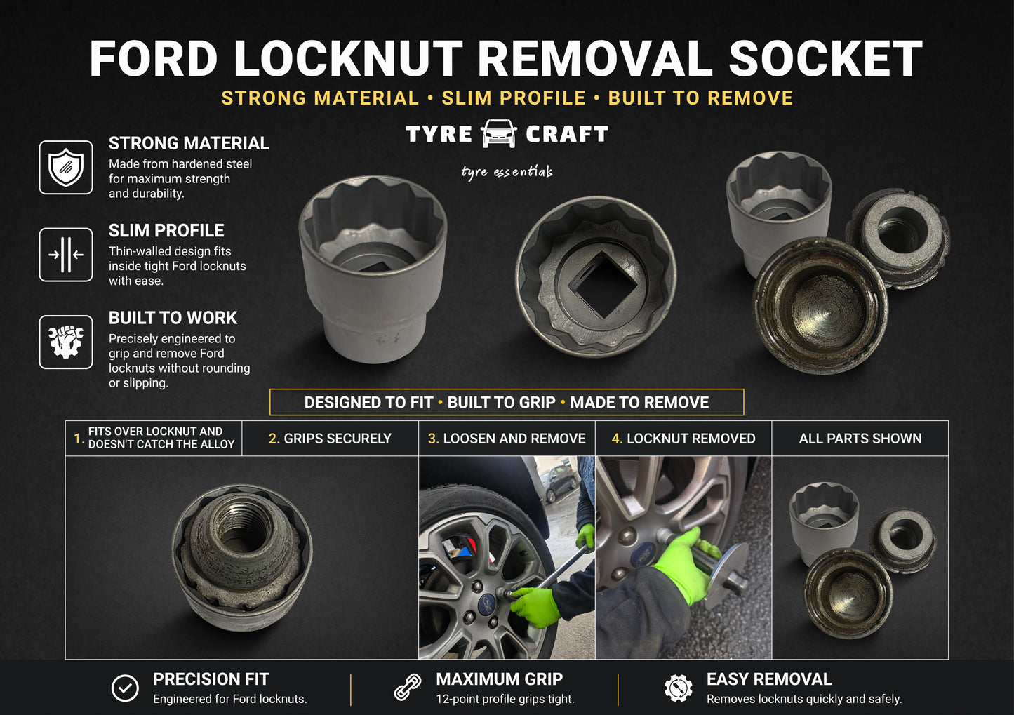 Ford Locknut Removal socket