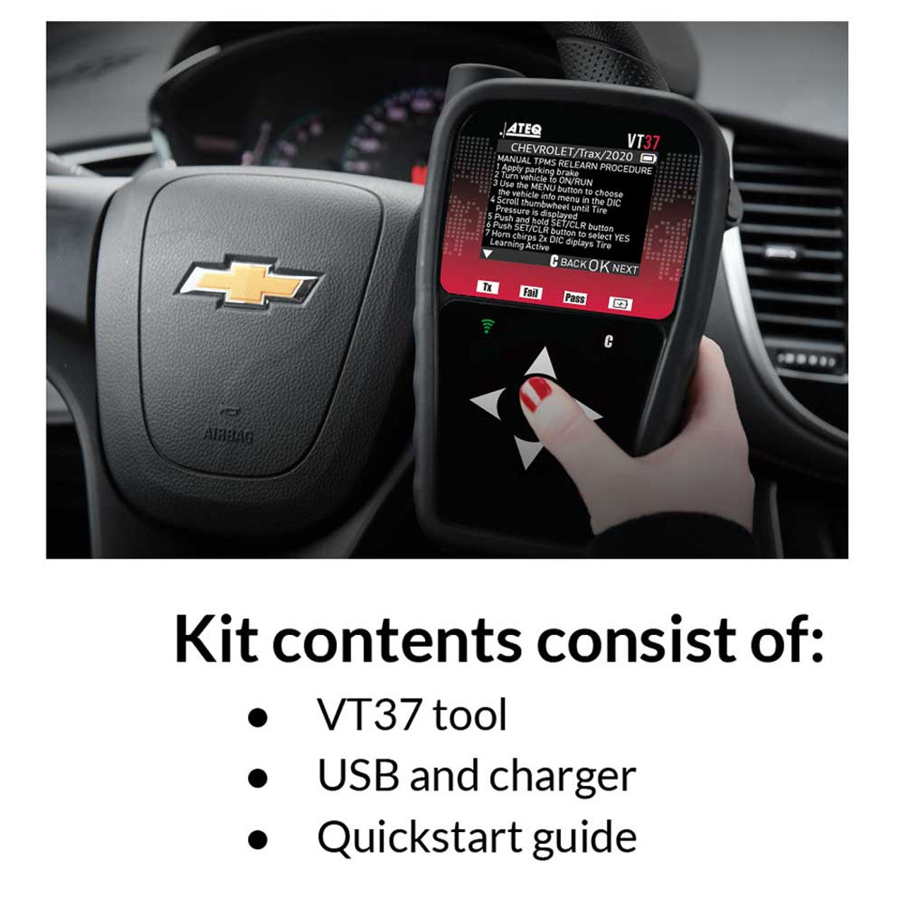 ATEQ VT37-0000 TPMS Progamming tool